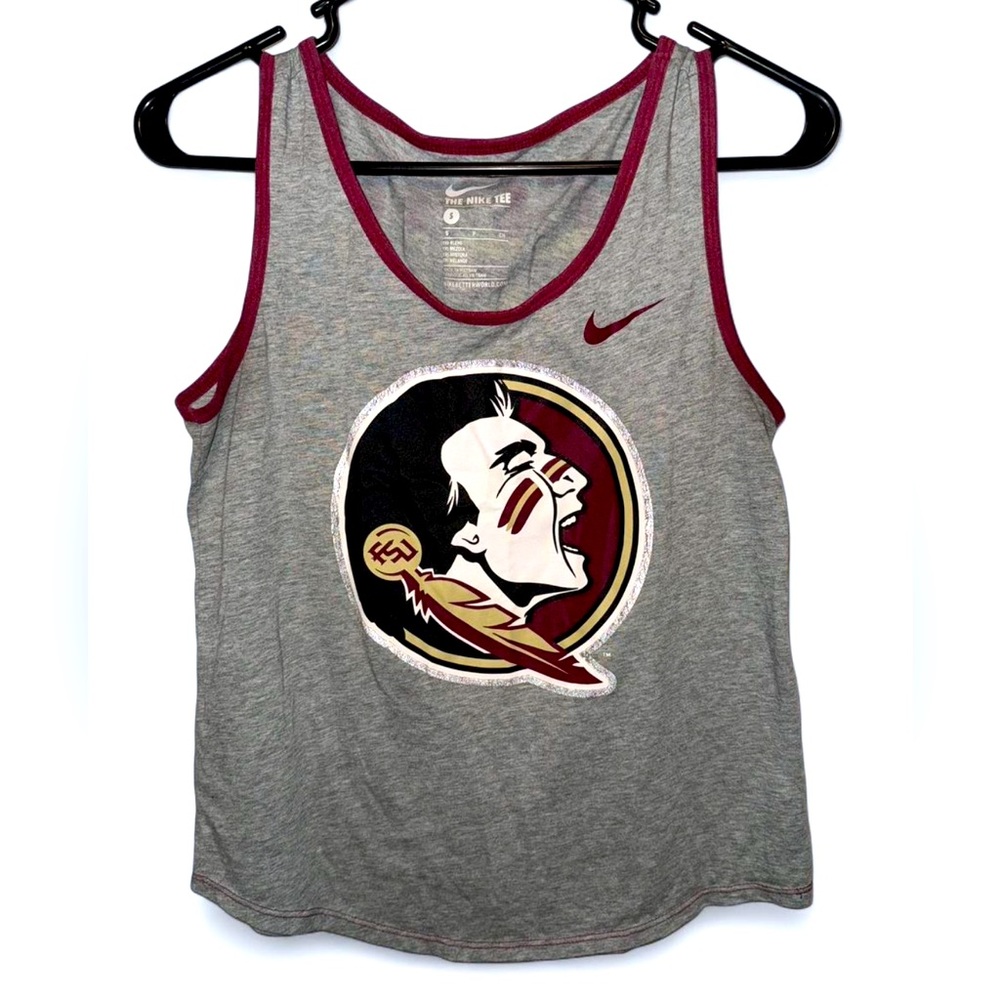 Nike Garnet & Gray Florida State Seminoles Tank